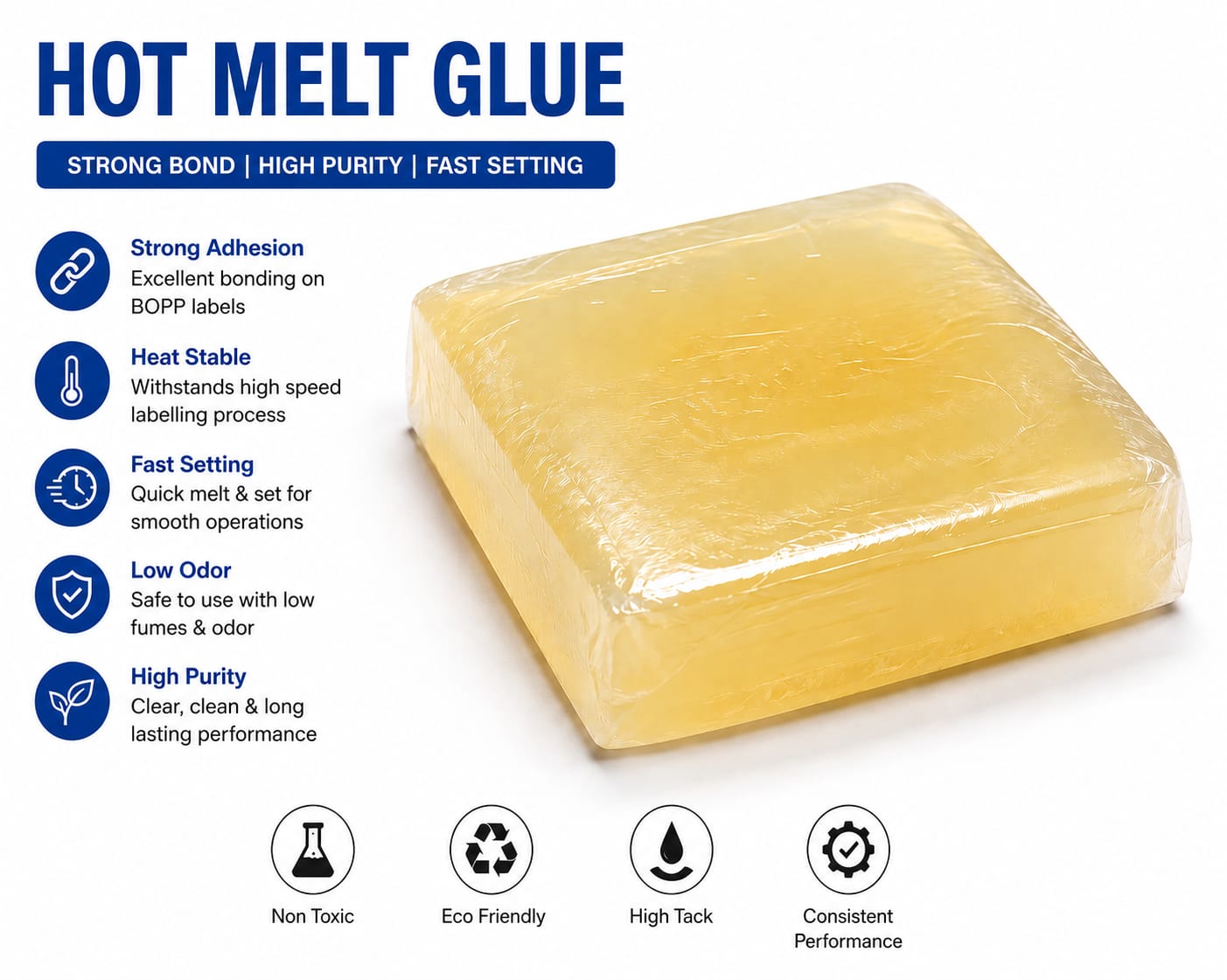 Hot Melt Glue Labels